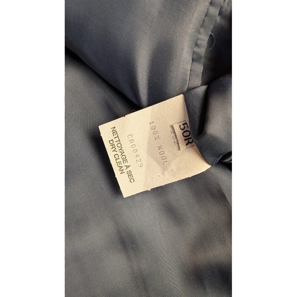 Peter Millar Blue Windowpane Plaid Two Button Wool Blazer Sport Coat 50R Canada - Picture 11 of 11